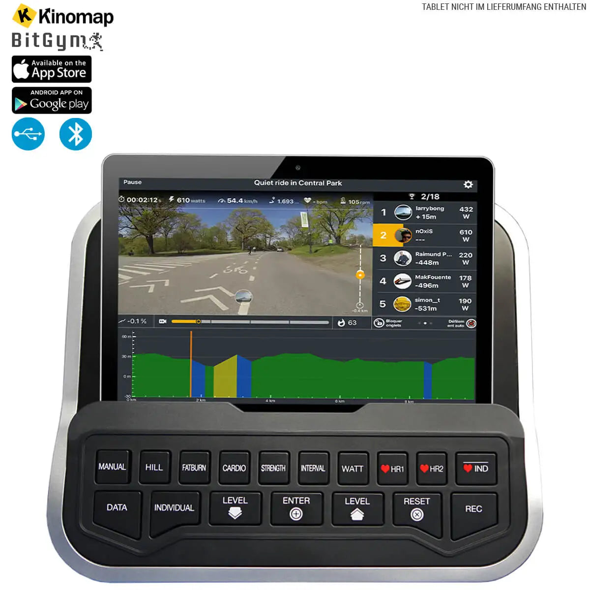 Bicicleta fitness ergometrica Finnlo Exum XTR BT