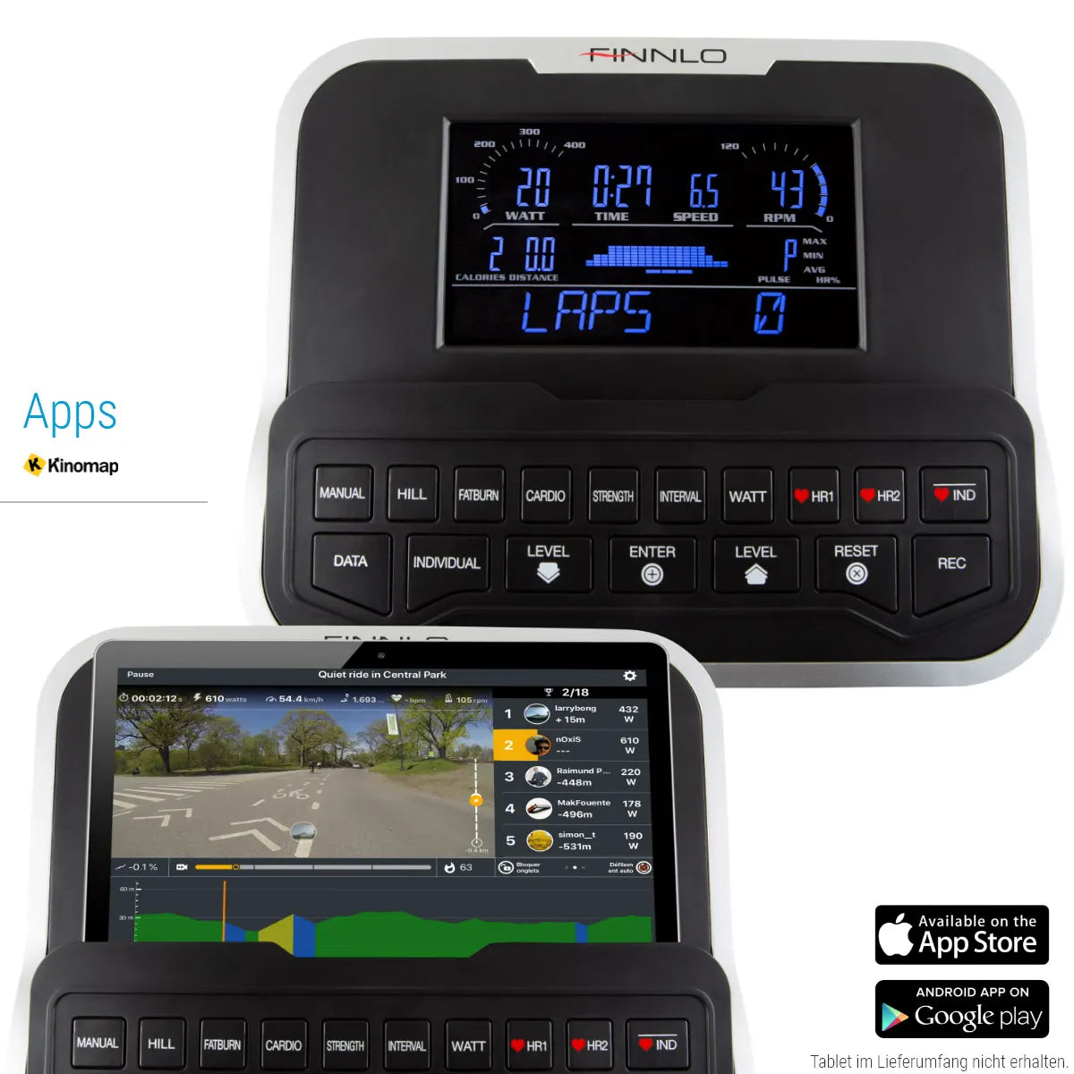 Bicicleta Eliptica Finnlo Loxon XTR BT