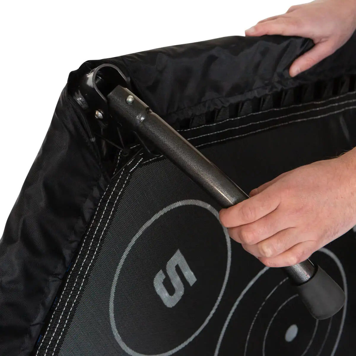 Trambulina Fitness pliabila cu maner Hammer Cross Jump