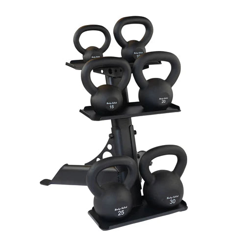 Suport pentru kettlebell cu 3 niveluri Body-Solid - GDKR50B