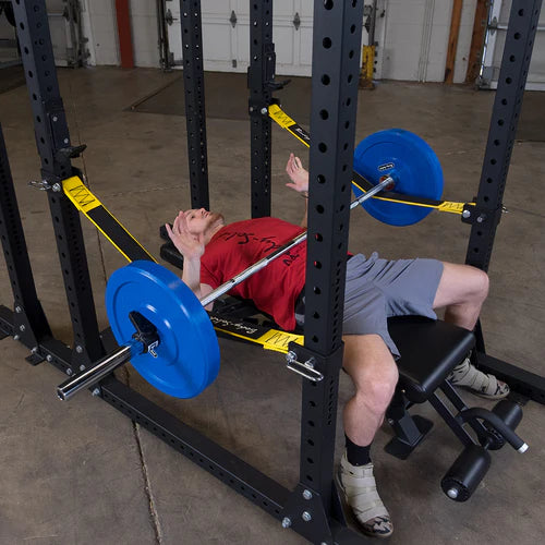 Bare de siguranta cu chingi pentru Power Rack Pro Clubline – SPRSS
