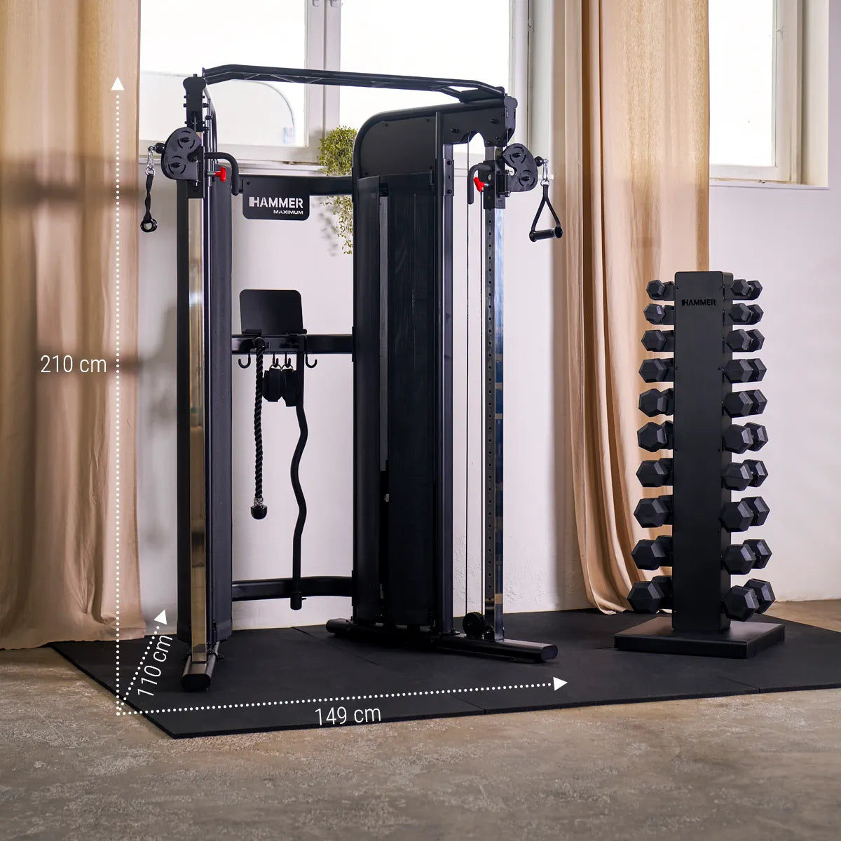 Aparat fitness multifunctional Hammer Autark 8.0