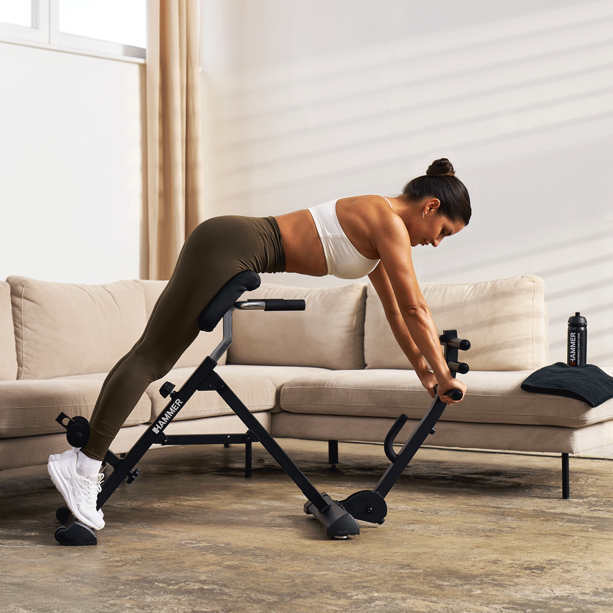 Antrenor pentru spate si abdomen Hammer Tricon Flex