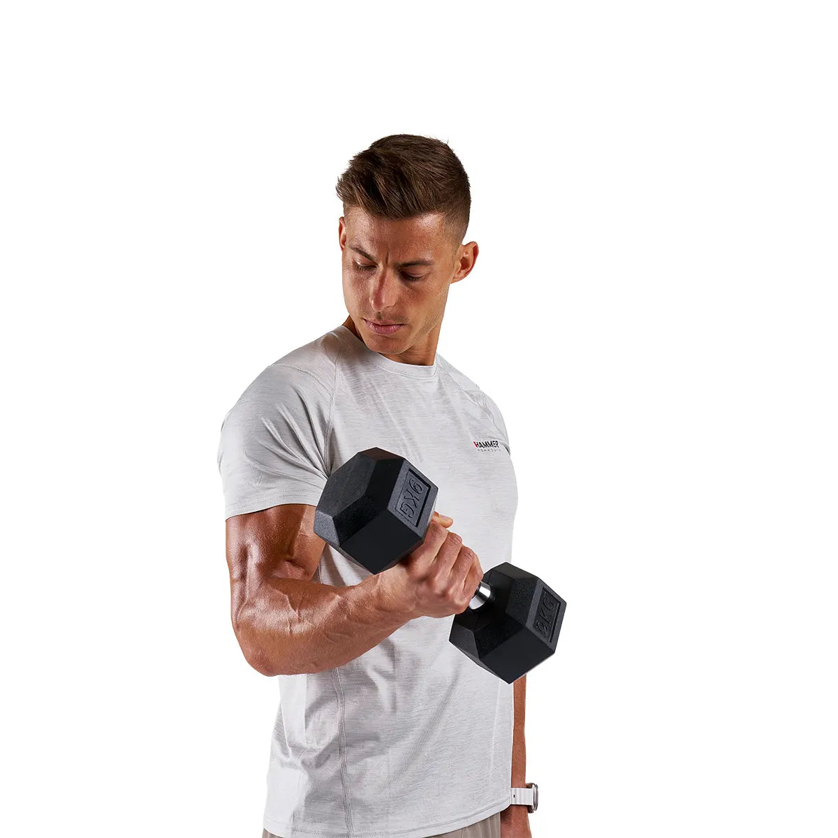 Gantera Hexagonala Hammer 1 kg - 30 kg
