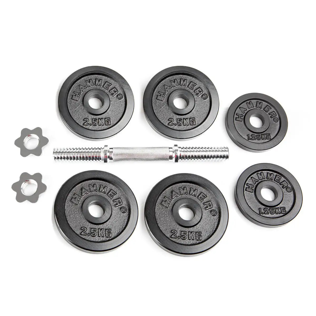 Gantera reglabila de 15 kg Hammer