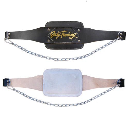 Centura de piele pentru exercitii de dips Bodytrading BE190