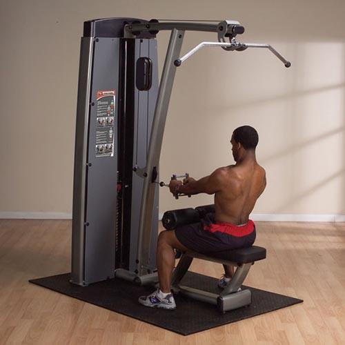 Aparat Body-Solid Pro Dual pentru tractiuni lat si vaslit la mijloc DLAT-SF