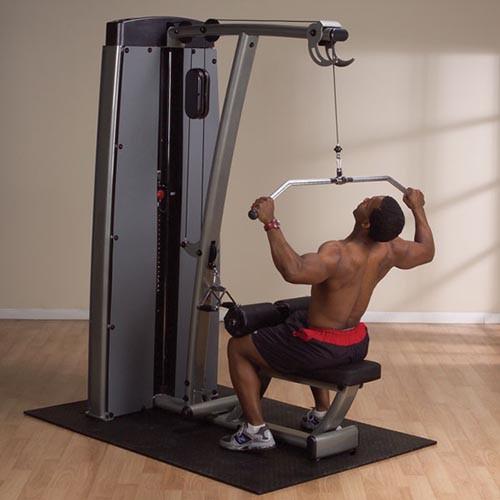Aparat Body-Solid Pro Dual pentru tractiuni lat si vaslit la mijloc DLAT-SF