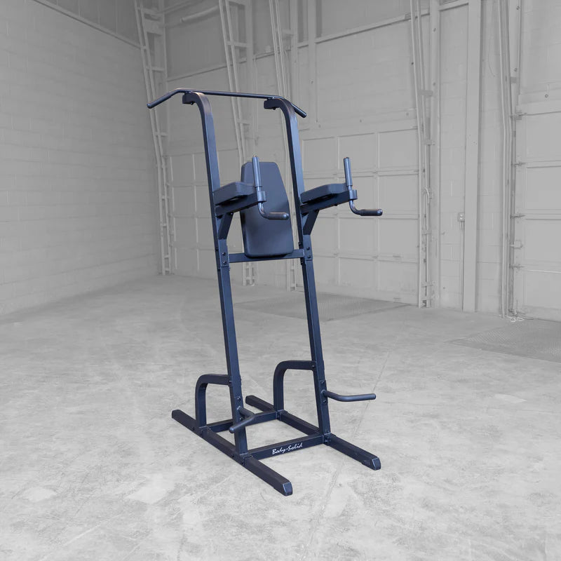 Statie Body-Solid pentru ridicari verticale ale genunchilor, flotari la paralele si tractiuni – GVKR82B