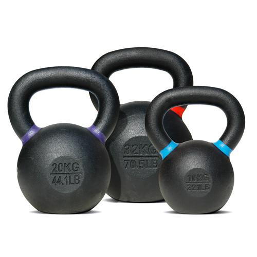 Gantere Kettlebells cu Acoperire cu Pulbere Bodytrading - KBPO