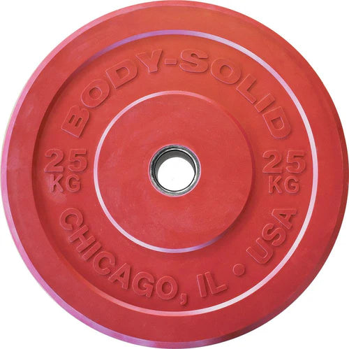 Discuri Olimpice de greutate din Cauciuc Body-Solid - OBPXCK