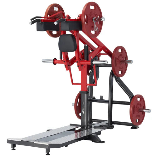 Aparat genuflexiuni din picioare cu incarcare pe discuri Steelflex - PLSS-BR