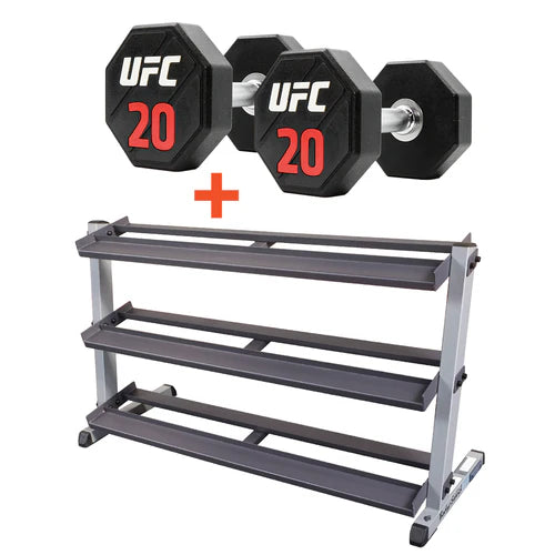 Set Gantere Essential UFC - 2 până la 20 kg - DBPU