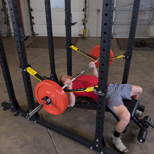 Bare de siguranta cu chingi pentru Power Rack Pro Clubline – SPRSS