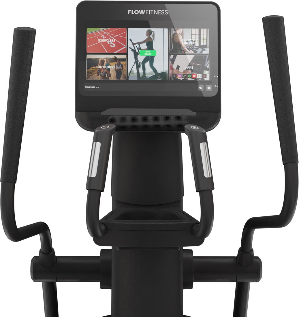 Bicicleta Eliptica Flow Fitness Perform Pro X6i - Consola TFT