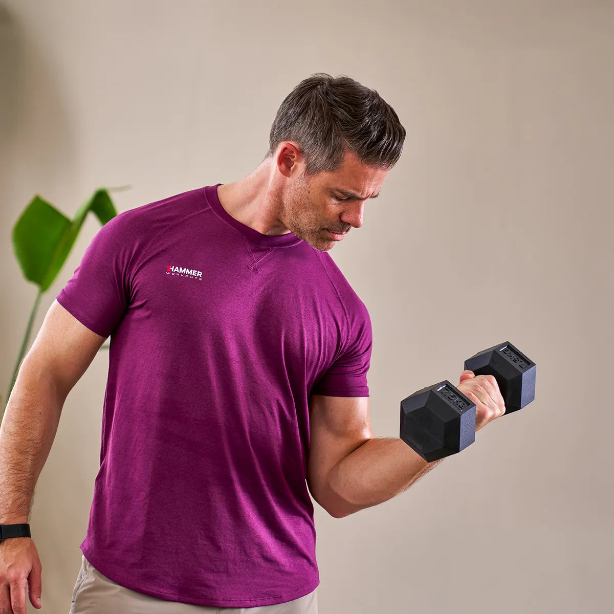 Gantera Hexagonala Hammer 1 kg - 30 kg